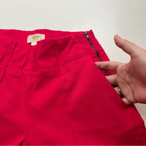 Maeve by Anthropologie Women’s Size‎ 2 Pink Wide-Leg Cropped Pant Pockets Preppy thumbnail 10