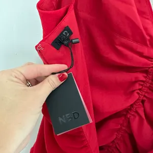 NBD NWT - Lea Mini Dress in Red Ruched Front Party Cocktail thumbnail 8