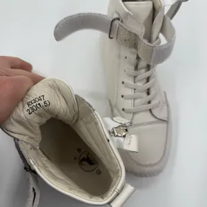 Laceup Box Boots Round Toe Leather Winter Ankle Boots Nonslip High Top Sneakers thumbnail 8