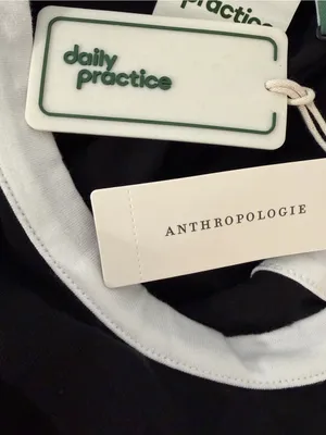 Anthropologie Daily Practice Contrast Piping Tank Dress - Size Small thumbnail 5