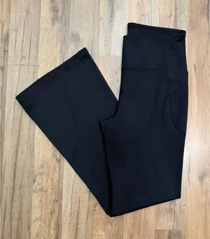 Freely Black‎ Flare Leggings XL High Rise Yoga Pants Stretch Pockets thumbnail 1
