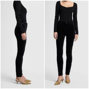 7 for all mankind the high waist black skinny jeans thumbnail 6