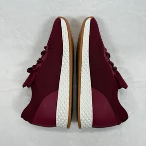 J/Slides Urban Sport Sneakers Knit Maroon‎ Lace Up Comfort Shoes Size 7 thumbnail 8