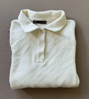 Zara Soft Knit Polo Shirt thumbnail 1