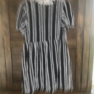 LOFT Dress Small Petite Navy And White. Comfy, Stretchy, Classic, Preppy, Career thumbnail 7