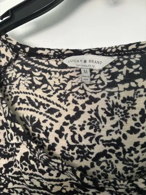 Lucky Brand Pattern tank/short sleeve thumbnail 3