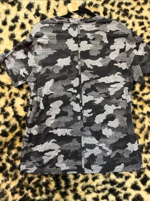lululemon athletica Black & Gray Camouflage Short Sleeve Tee thumbnail 3