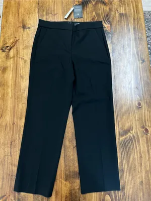 J. Crew Kate straight-leg pant in four-season stretch in Black Size 8 NWT thumbnail 6