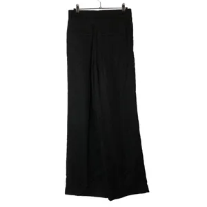Zara Black High Rise Wide‎ Leg Dress Trousers S thumbnail 3
