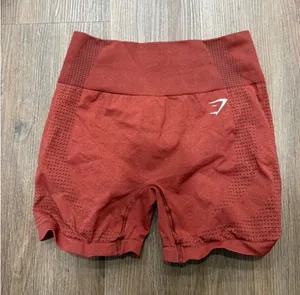 Gymshark Vital Seamless 2.0 Shorts Womens Medium Brick Red Rust Marl B1A4J‎ thumbnail 1