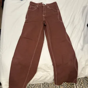 Zara Terracotta Trousers thumbnail 1