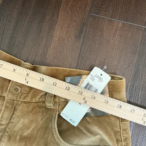 Lauren Ralph Lauren Aristocrats Corduroy Pants Barley Tan High Rise 16 NWT thumbnail 6