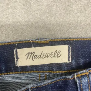 Madewell Jeans Womens 23 Cruiser Straight Blue Cotton Denim Medium Wash Crop thumbnail 6