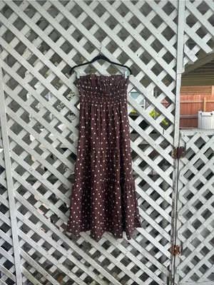 Free People Anthropologie Somerset Strapless Maxi Dress thumbnail 6