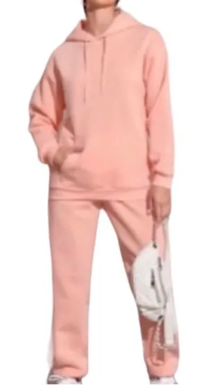 Shein Baby Pink Sweatsuit Set(Size Medium) thumbnail 1