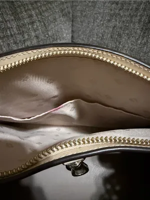 Kate Spade Bungalow Large Satchel - Tan Leather with Dust Bag thumbnail 7