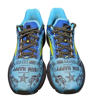 Brooks Launch 9 Boston Run Happy Blue Lobster Running Shoes 1203731B458 Womens 7 thumbnail 1