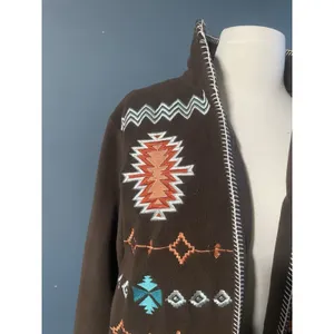 Outback TradingCompany SantaFe FleeceJacket Geometric Aztec‎ Print Zip Size MD thumbnail 3