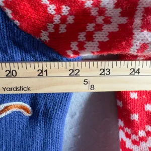 3232 | Jolly Sweaters Santa Cats Ugly Christmas Sweater Light Up Blue Women L thumbnail 3