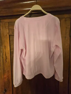Juicy Couture Pink Velvet Logo-Studded Track Pants And Top Large thumbnail 3