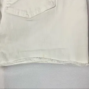 Gap Denim White Distressed Denim Mini‎ Skirt 27 thumbnail 4