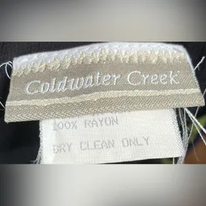 Coldwater Creek- Black and floral‎ tank top Size M/L thumbnail 6
