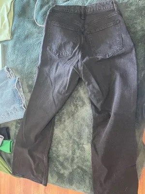 Abercrombie Jeans Curve Love High-Rise 90s Relaxed Black thumbnail 5