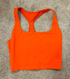Free People Orange Tank Top thumbnail 1
