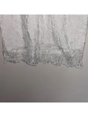 Philosophy White Lace Short Sleeve Blouse thumbnail 4