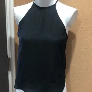 Abercrombie and Fitch black sleeveless top thumbnail 2