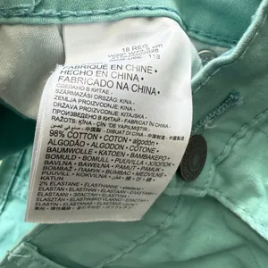 Levi's 18 Reg 29 Teal‎ 511 Slim Fit Twill Denim Shorts Casual Preppy Classic thumbnail 5