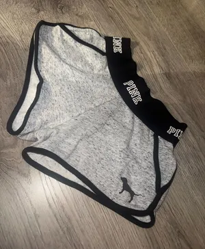 Victoria’s Secret PINK Vintage Y2K Waist Snatching Fitted Cheeky Short shorts XS thumbnail 1