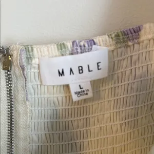 Floral Purple and White Women's Dress thumbnail 3