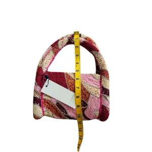 Never Fully Dresses beaded pink bag NEW thumbnail 4