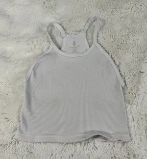 FP Movement Free People White Ribbed Tank Top Women's thumbnail 1