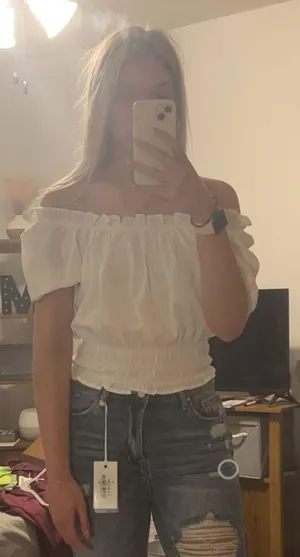 143 Story White off shoulder bodysuit thumbnail 1