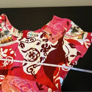 Jams World Aloha Hawaiian‎ Royal Hotel Dress Pink Large thumbnail 10