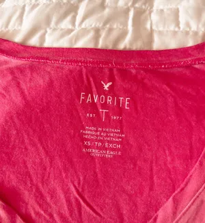 Dark Pink Favorite Tee Size XS thumbnail 3