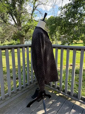 Ralph Lauren Black Blouse with Metallic Dot Print thumbnail 5