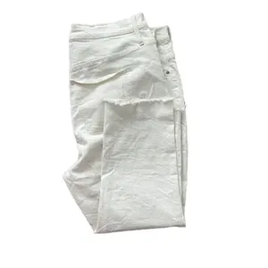 Madewell the high-rise slim crop boyfriend Jeans size 35 White Spring Summer thumbnail 5