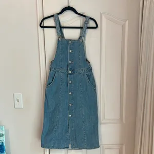 Zara Denim Button-Down Dress thumbnail 2