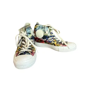 Converse Chuck Taylor All Star Lux Hi Floral Hidden Heel Wedge Womens Size 7 thumbnail 10