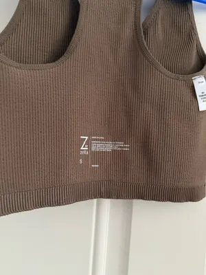 Zella Brown Racerback Tank Top thumbnail 2