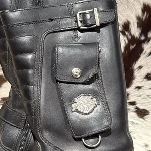 HARLEY-DAVIDSON Booker Motorcycle Riding‎ Boots size 8 A14 thumbnail 2