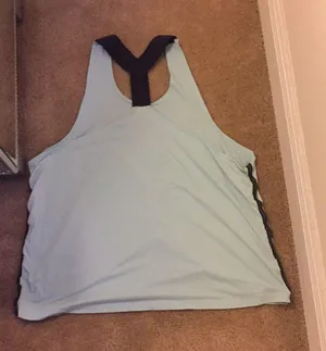 Baby blue workout top. Size XL thumbnail 4