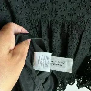 Madewell Women’s Black‎ Eyelet Waterlily Tiered Ruffle Boho Mini Dress Size 10 thumbnail 16