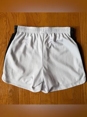 Nike Dri-FIT Academy 23 Women's Soccer Shorts White Black Mesh Side Panel XS thumbnail 4