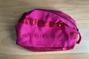 Victoria's Secret Sequin Makeup Cosmetic Bag thumbnail 2