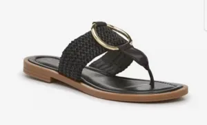 Kelly & Katie Olive Sandal Black Size 6.5 M New thumbnail 1