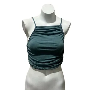 Out from under urban outfitters Women's Green Halter Knit Tank Top Size M Casual thumbnail 9